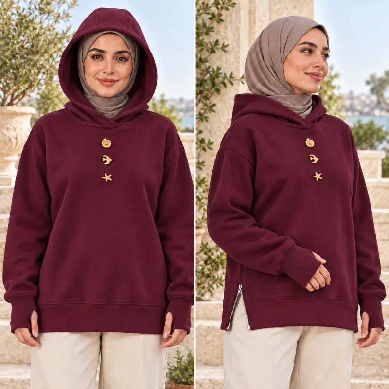 Golden tide hoodie
