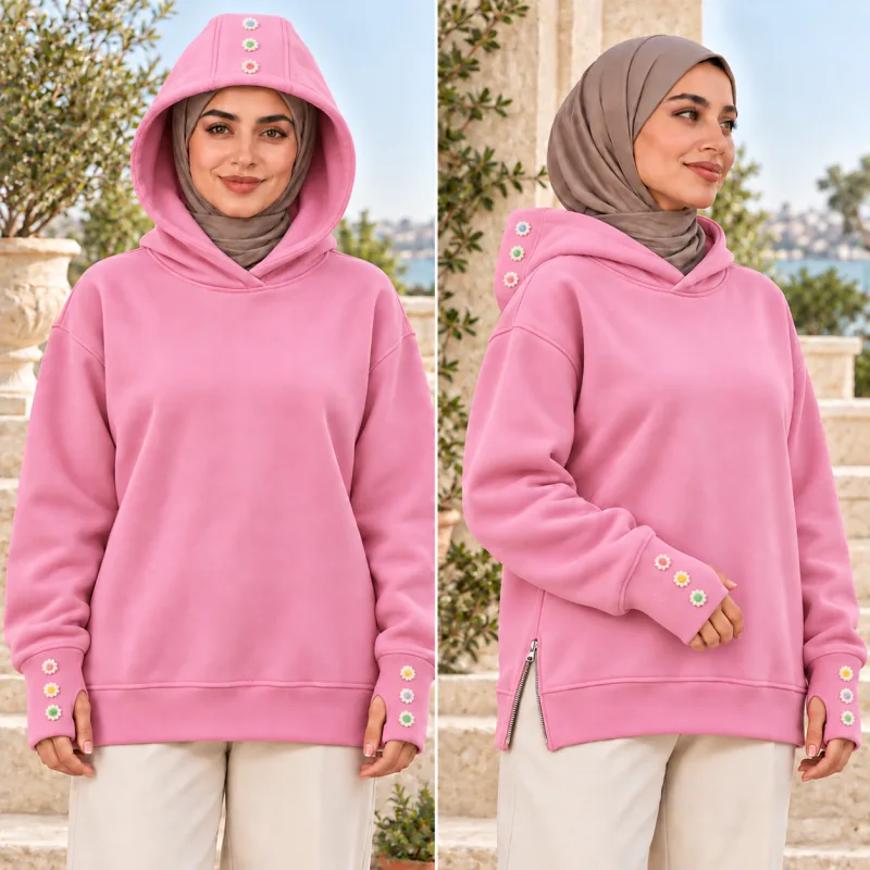 Daisy Blush Hoodie