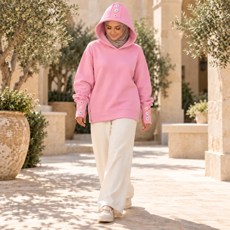 Daisy Blush Hoodie