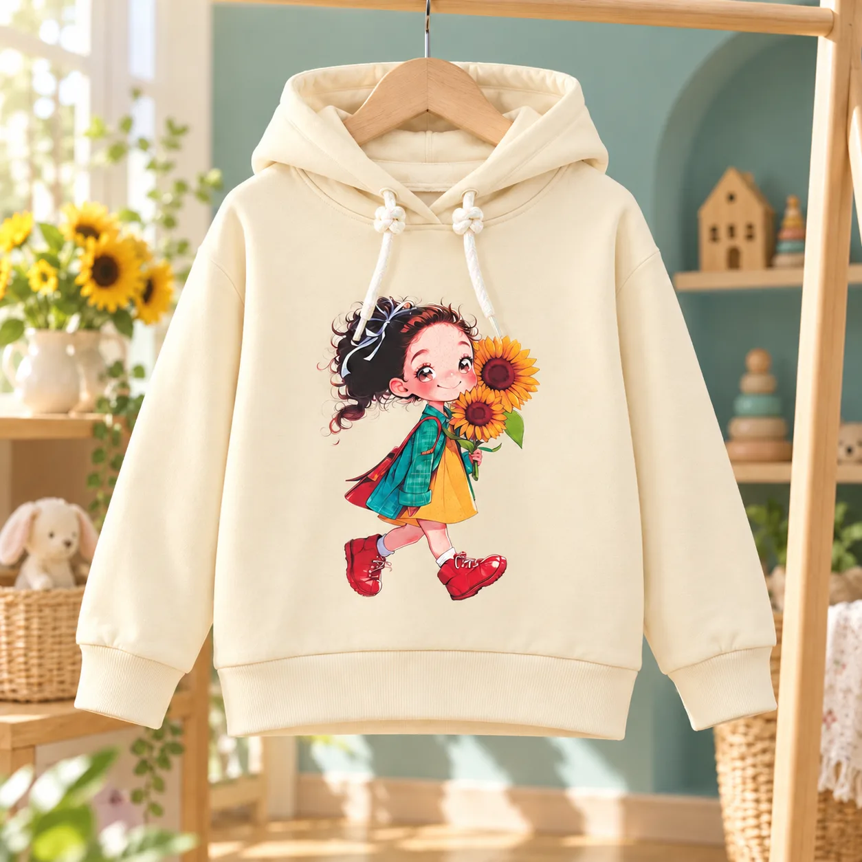 Sunflower Girl Hoodie