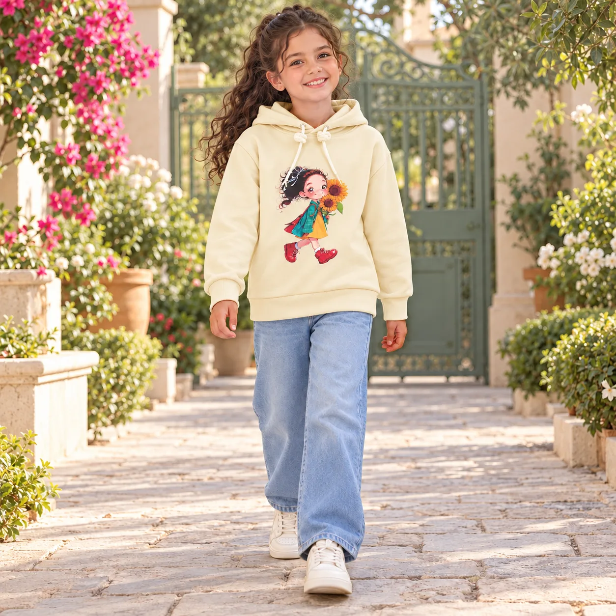 Sunflower Girl Hoodie