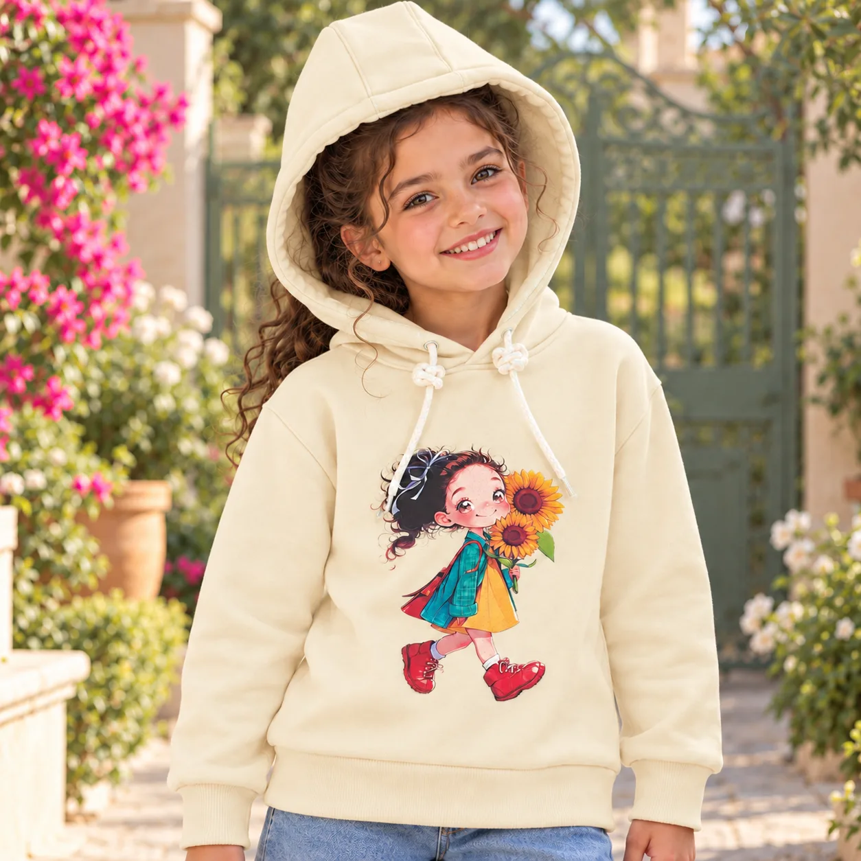 Sunflower Girl Hoodie
